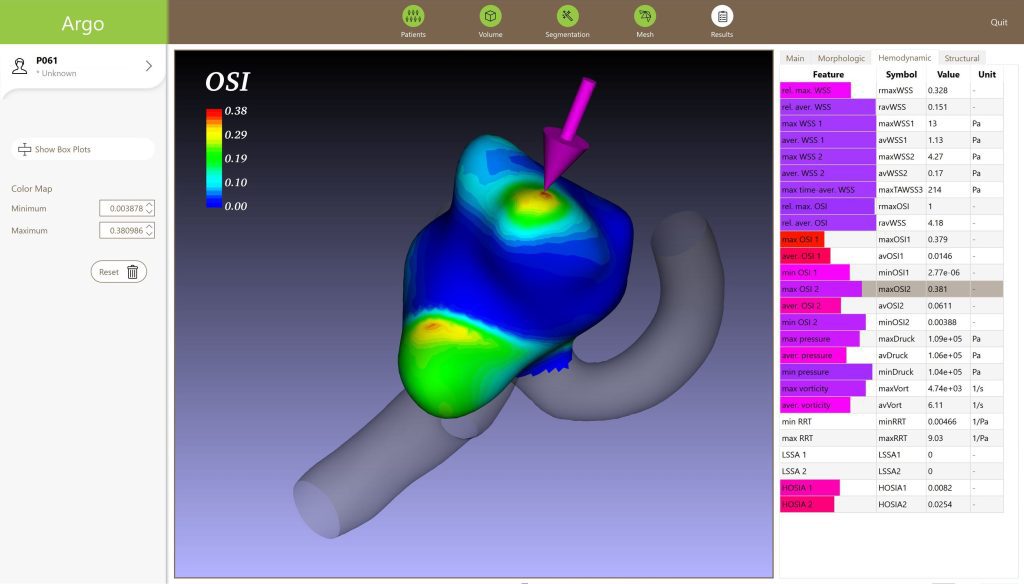 Screenshot Projekt ARES