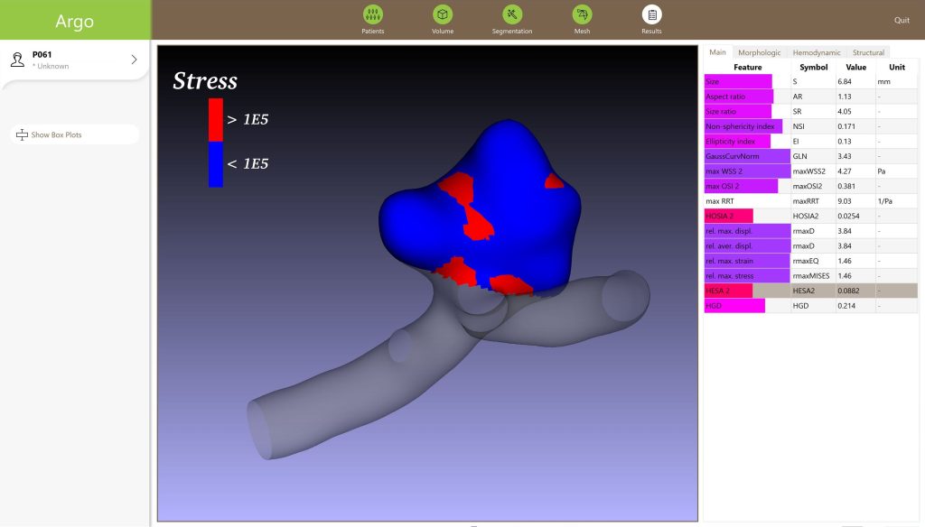 Screenshot Projekt ARES