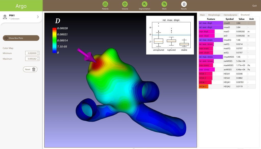 Screenshot Projekt ARES